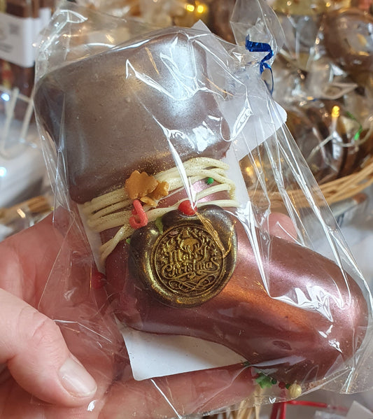 Milk Chocolate Ganache Filled Chocolate Stocking