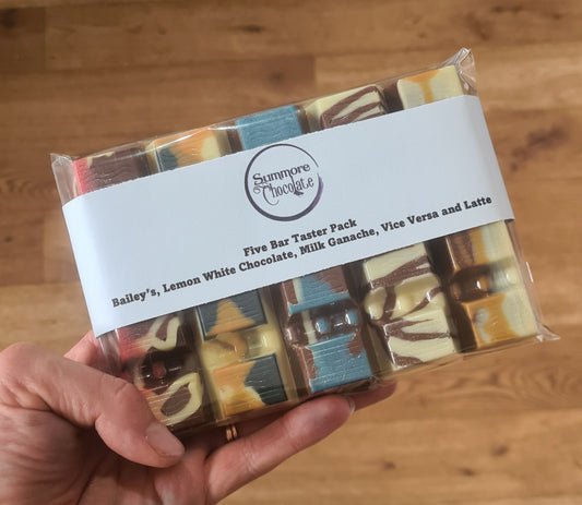 Bailey's, Lemon White Chocolate, Milk Ganache, Vice Versa and Latte