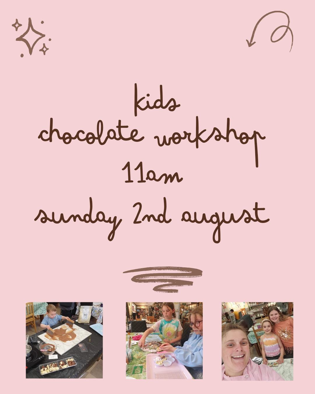 Kids Workshop Sunday 2nd June 11am