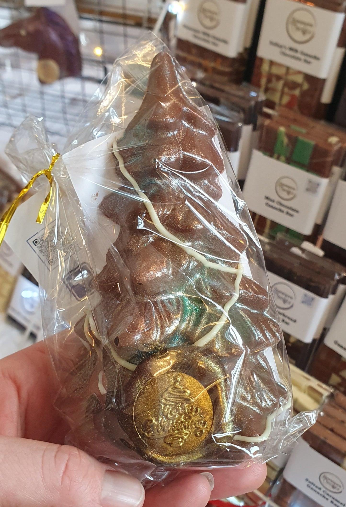 Milk Chocolate Ganache Filled Chocolate Tree