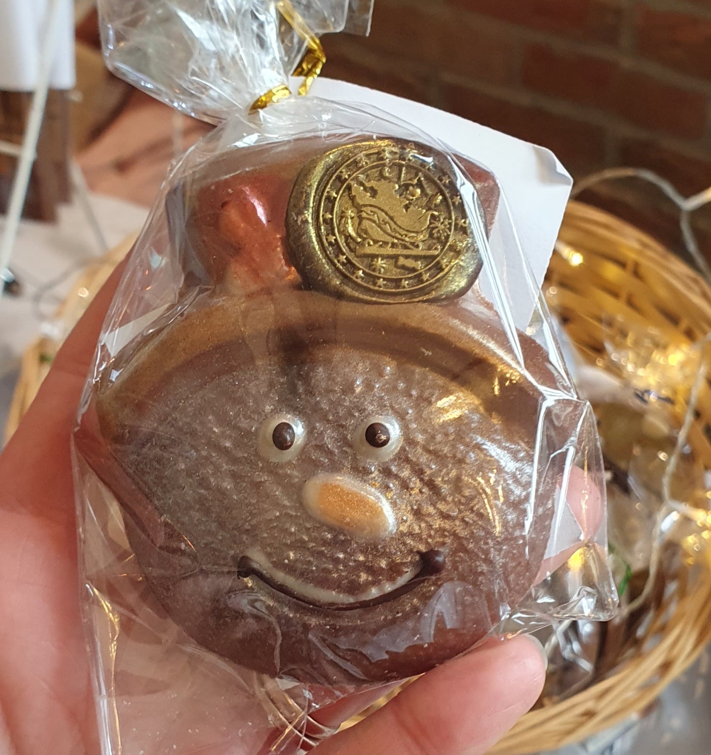 Milk Chocolate Snowman Chocolate Bar