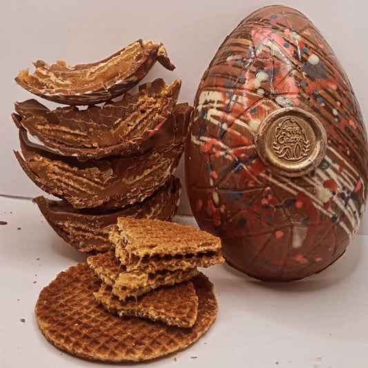 Jumbo Strood Waffle and Caramel Egg