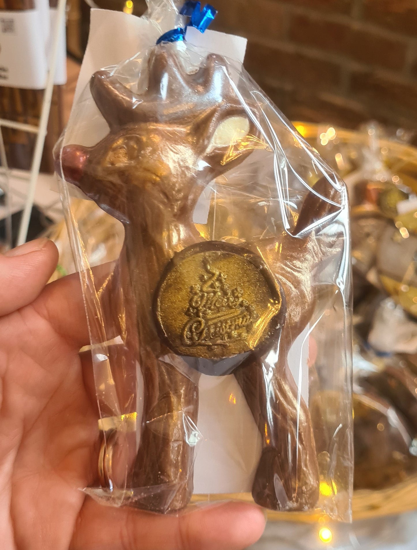 Milk Chocolate Reindeer Chocolate Bar