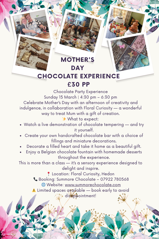 Mother's Day Chocolate Party Experience